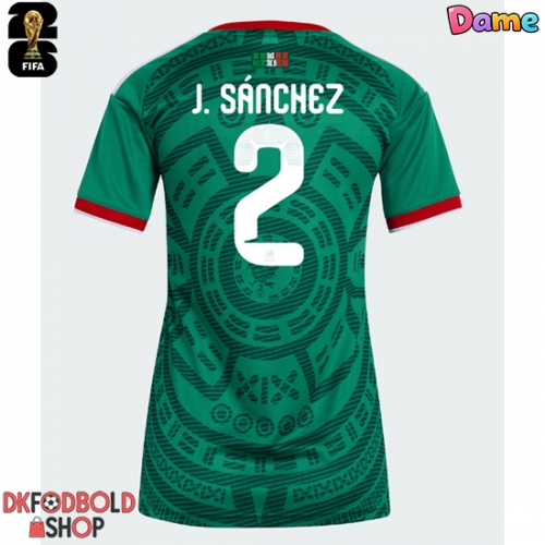 Mexico Jorge Sanchez #2 Hjemmebanetrøje Dame VM 2026 Kort ærmer